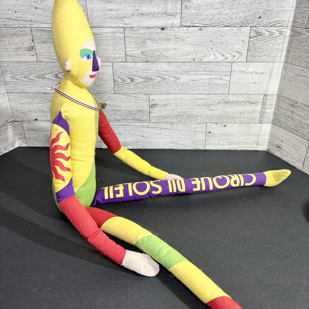 Vintage Las Vegas‎ Cirque De Soleil "O" Clown 23" Stuffed Plush - Picture 8 of 10